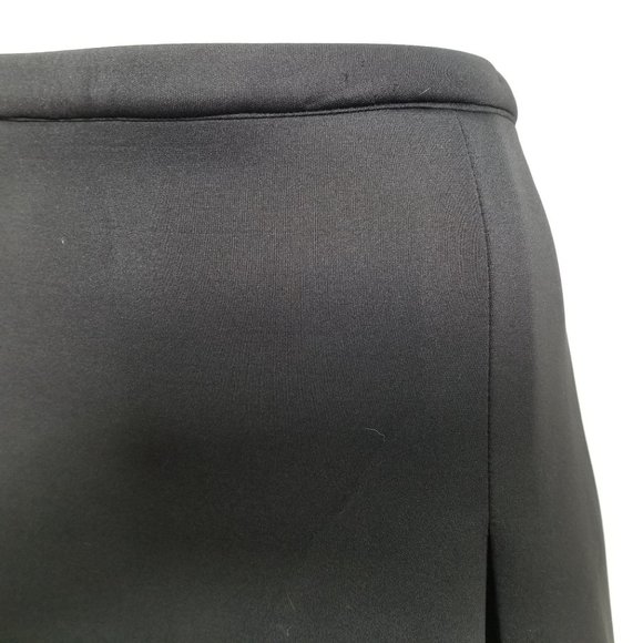 Allen B Schwartz Skater Skirt XL Black Twirl Flow Zipper Gothic Punk Alt Cosplay - Picture 5 of 11